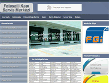 Tablet Screenshot of fotoselli-kapi-servisi.com